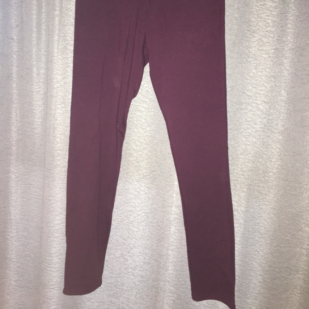 Maroon aerie leggings size large